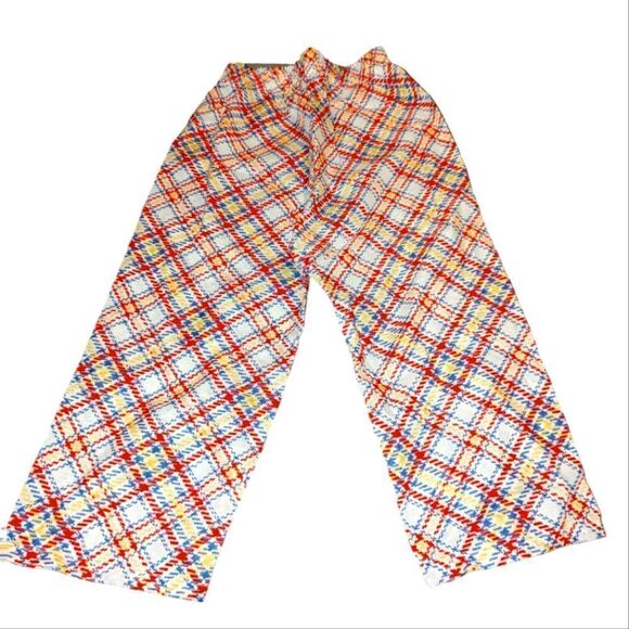 ‎Vintage 60s checkered pajama set - Picture 6 of 7